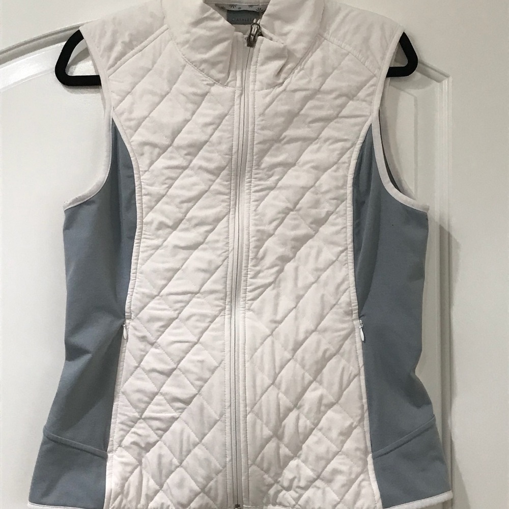 Athleta White and grey vest